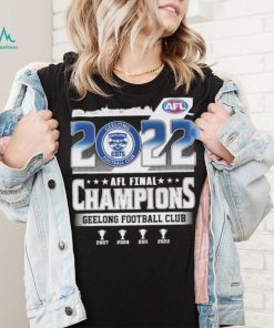 Geelong Cats Football Club Australian Football League 2022 Champions Shirt