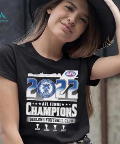 Geelong Cats Football Club Australian Football League 2022 Champions Shirt