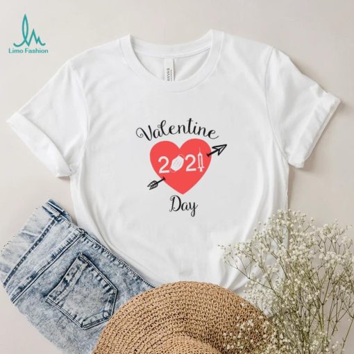 Happy Valentine’s Day 2021 heart face mask T shirt