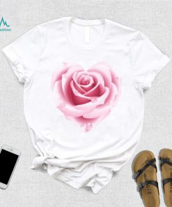 Happy Valentine’s Day heart rose T shirt