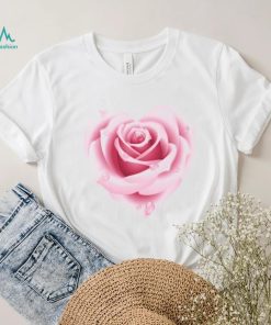 Happy Valentine’s Day heart rose T shirt