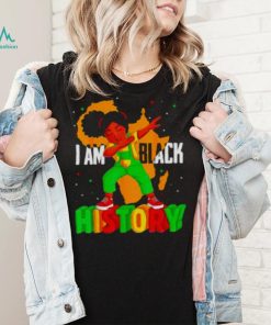 I Am Black History Kids Girls Women Black History Month Shirt