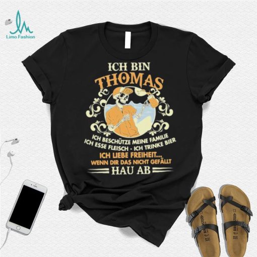 Ich Bin Thomas Ich Beschütze Meine Familie Hau AB Shirt