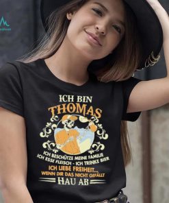 Ich Bin Thomas Ich Beschütze Meine Familie Hau AB Shirt