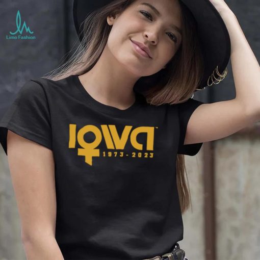 Iowa hawkeyes women’s athletics 50 years 2023 shirt