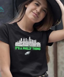 It’s a Philly thing Philadelphia Eagles Brown Sirianni Hurts Kelce shirt