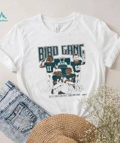 Jalen Hurts Philadelphia Eagles White Conf Champ Caricature Short Sleeve Shirt