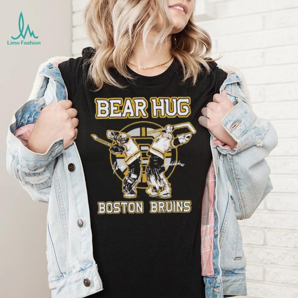 GOALIE HUG SHIRT Linus Ullmark And Jeremy Swayman Boston Bruins - Ellie  Shirt