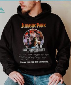 Jurassic Park 30th Anniversary 1993 – 2023 Thank You For The Memories Signatures Shirt