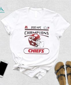 Kansas City Chiefs 2023 AFC Conference Champions Helmet Shirt