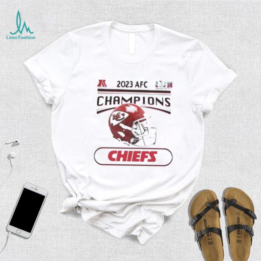 Kansas City Chiefs 2023 AFC Conference Champions Helmet Shirt