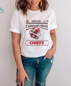 Kansas City Chiefs 2023 AFC Conference Champions Helmet Shirt