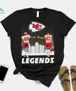 Kansas City Chiefs Legend Tony Gonzalez And Travis Kelce Signatures Shirt