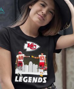 Kansas City Chiefs Legend Tony Gonzalez And Travis Kelce Signatures Shirt