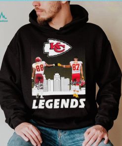 Kansas City Chiefs Legend Tony Gonzalez And Travis Kelce Signatures Shirt