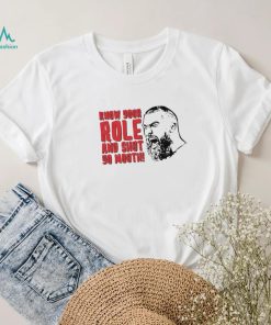 Kansas City Chiefs Travis Kelce T Shirt Know Your Role And Shut Yo Mouth