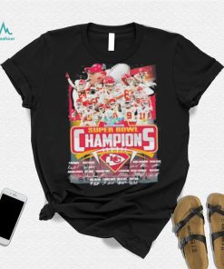 Kansas city Chiefs LVII super bowl champions signatures shirt