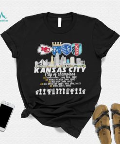 Kansas city Chiefs city of champions super bowl world series Sproting shirt