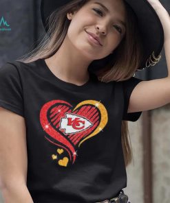 Kansas city Chiefs heart diamond love shirt