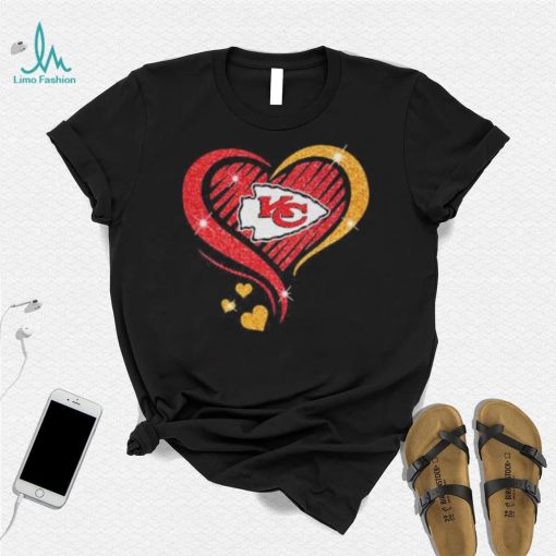 Kansas city Chiefs heart diamond love shirt