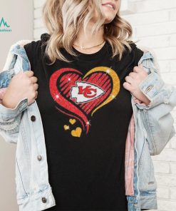 Kansas city Chiefs heart diamond love shirt