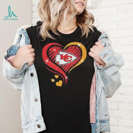 Kansas city Chiefs heart diamond love shirt