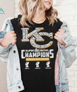 Kansas city Chiefs super bowl LVII 1969 2019 2022 Mahomes Pacheco Kelce shirt