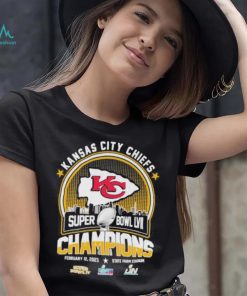 Kansas city Chiefs super bowl LVII Champions february 12,2023 shirt