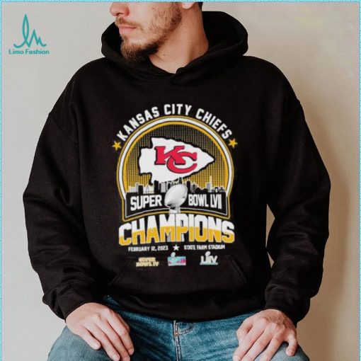 Kansas city Chiefs super bowl LVII Champions february 12,2023 shirt