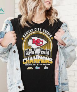 Kansas city Chiefs super bowl LVII Champions february 12,2023 shirt