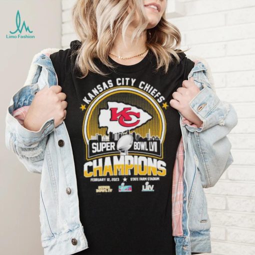 Kansas city Chiefs super bowl LVII Champions february 12,2023 shirt