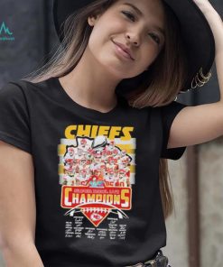 Kansas city Chiefs super bowl LVII champions signatures shirt