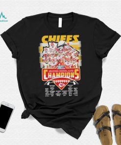 Kansas city Chiefs super bowl LVII champions signatures shirt