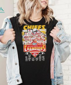 Kansas city Chiefs super bowl LVII champions signatures shirt