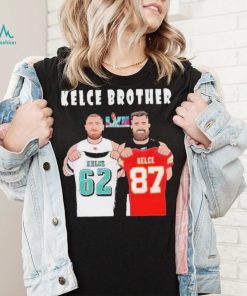 Kelce Brothers Jason Kelce Vs Travis Kelce Lvii Super Bowl Shirt