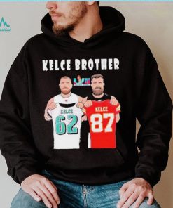 Kelce Brothers Jason Kelce Vs Travis Kelce Lvii Super Bowl Shirt