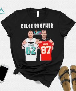 Kelce Brothers Jason Kelce Vs Travis Kelce Lvii Super Bowl Shirt