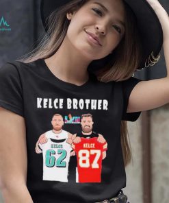 Kelce Brothers Jason Kelce Vs Travis Kelce Lvii Super Bowl Shirt