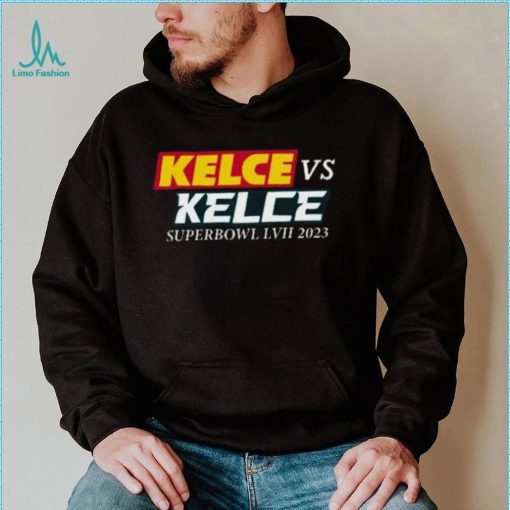 Kelce vs Kelce Funny Kelce’s Brother Travis And Jason Super Bowl 2023 Shirt