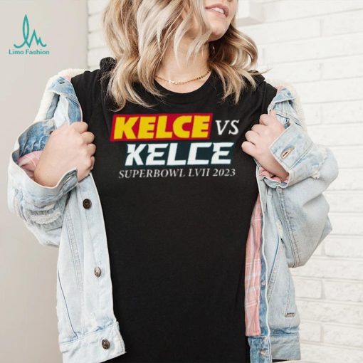 Kelce vs Kelce Funny Kelce’s Brother Travis And Jason Super Bowl 2023 Shirt