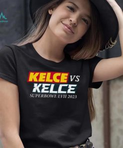 Kelce vs Kelce Funny Kelce’s Brother Travis And Jason Super Bowl 2023 Shirt