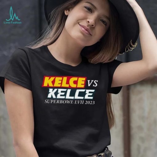 Kelce vs Kelce Funny Kelce’s Brother Travis And Jason Super Bowl 2023 Shirt