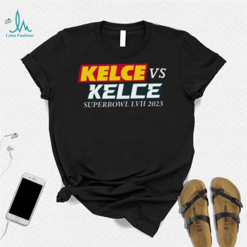 Kelce vs Kelce Funny Kelce’s Brother Travis And Jason Super Bowl 2023 Shirt