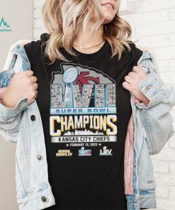 LVII Super bowl champions Kansas city Chiefs February 12,2023 shirt