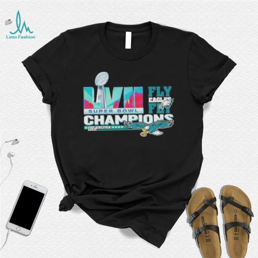 LVII Super bowl champions fly Philadelphia Eagles shirt