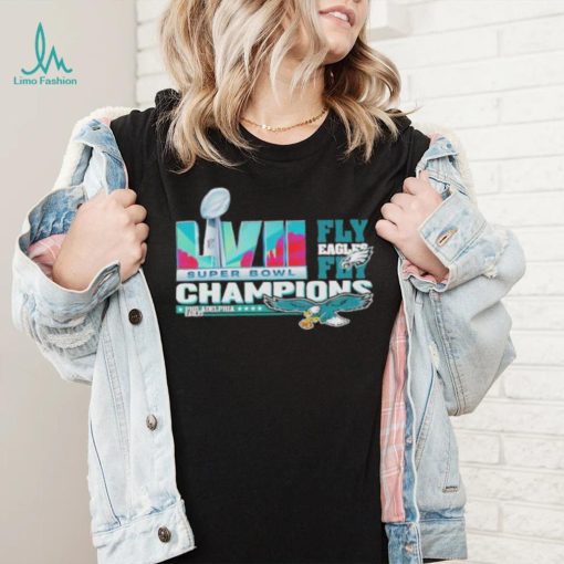 LVII Super bowl champions fly Philadelphia Eagles shirt