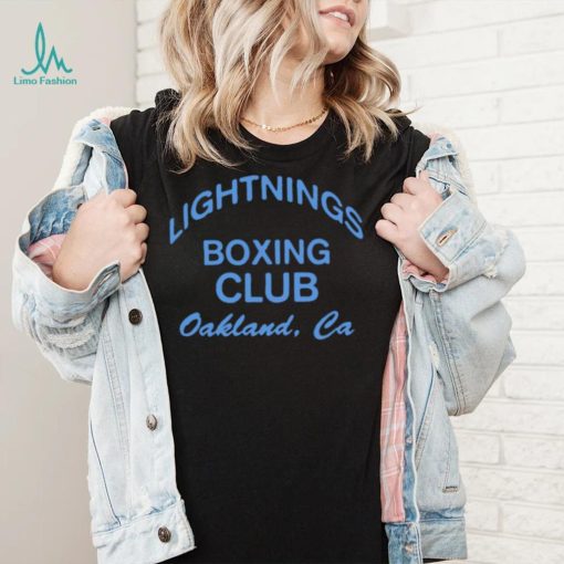 Lightning’s boxing club oakland ca T shirt