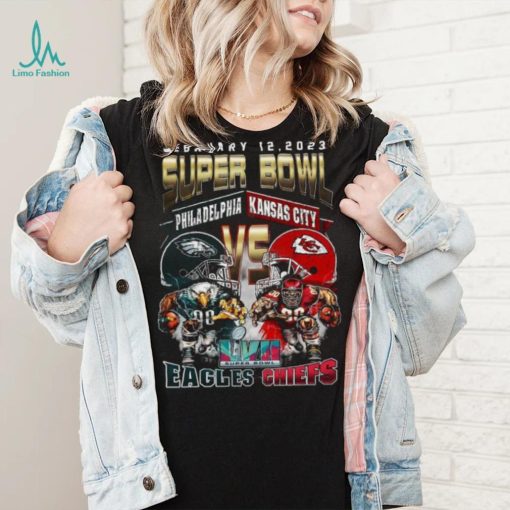 Limited Superbowl Team Professional Philly vs KC Shirt