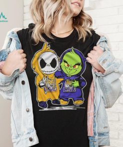 Lsu Tigers With Baby Jack Skellington And Baby Grinch Friends Shirt