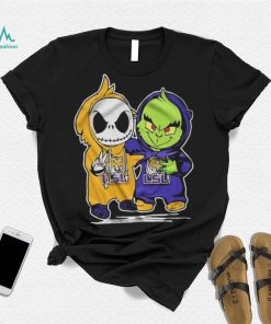 Lsu Tigers With Baby Jack Skellington And Baby Grinch Friends Shirt